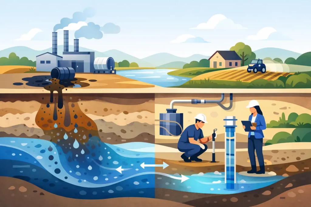 Grondwatervervuiling laten aanpakken?