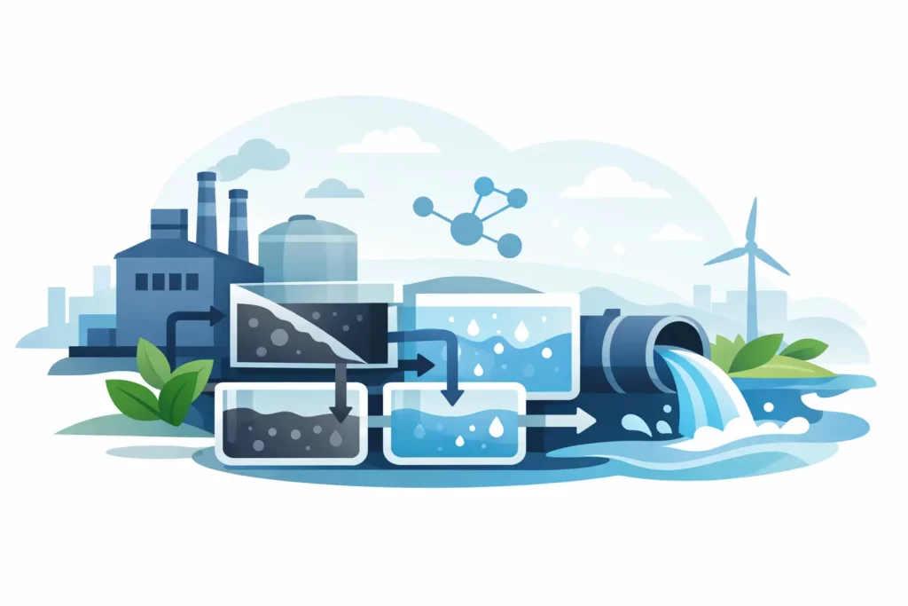 Proceswater zuiveren in de industrie