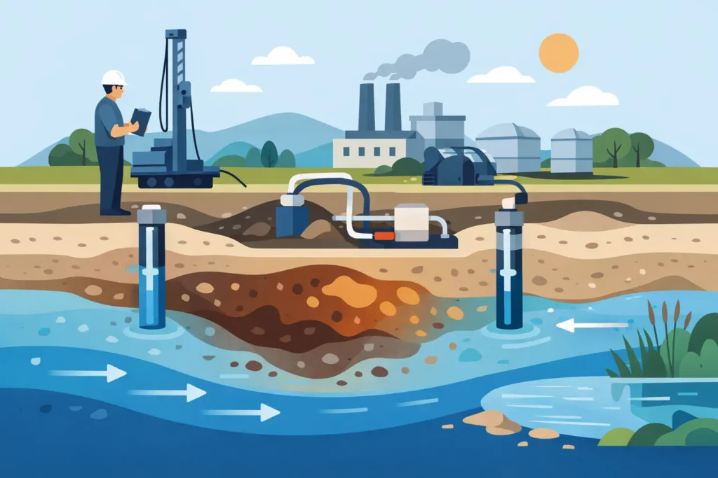 Gids voor een grondwatersaneringsproject