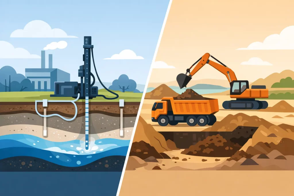 In situ versus ontgraving: wat is de beste keuze?
