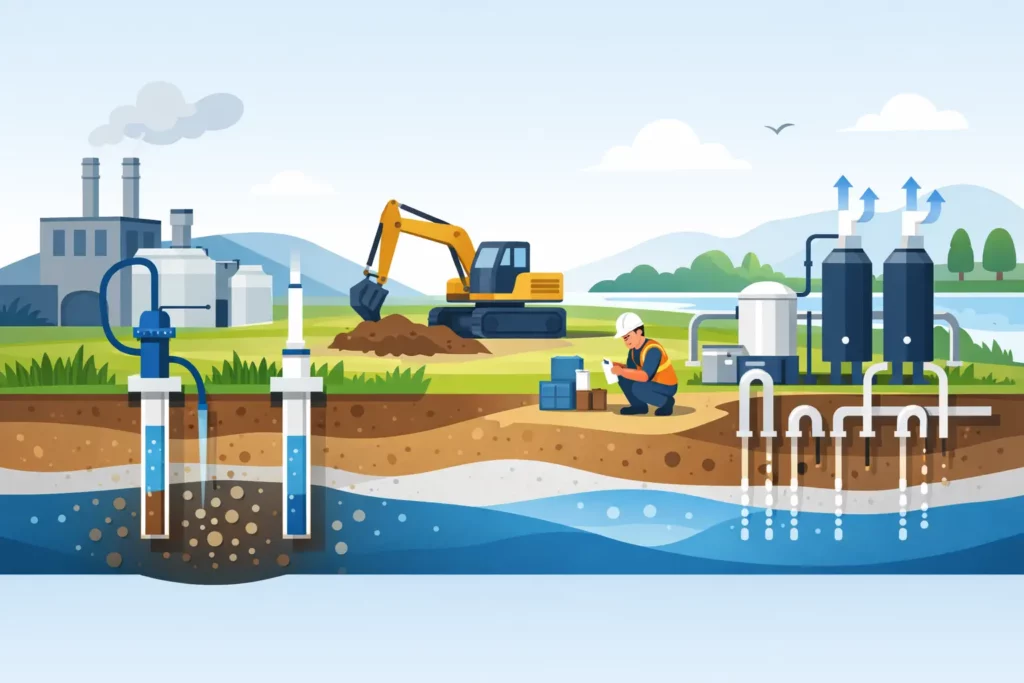 Grondwater saneren technieken en de juiste keuze