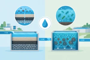 Fysische versus biologische waterzuivering