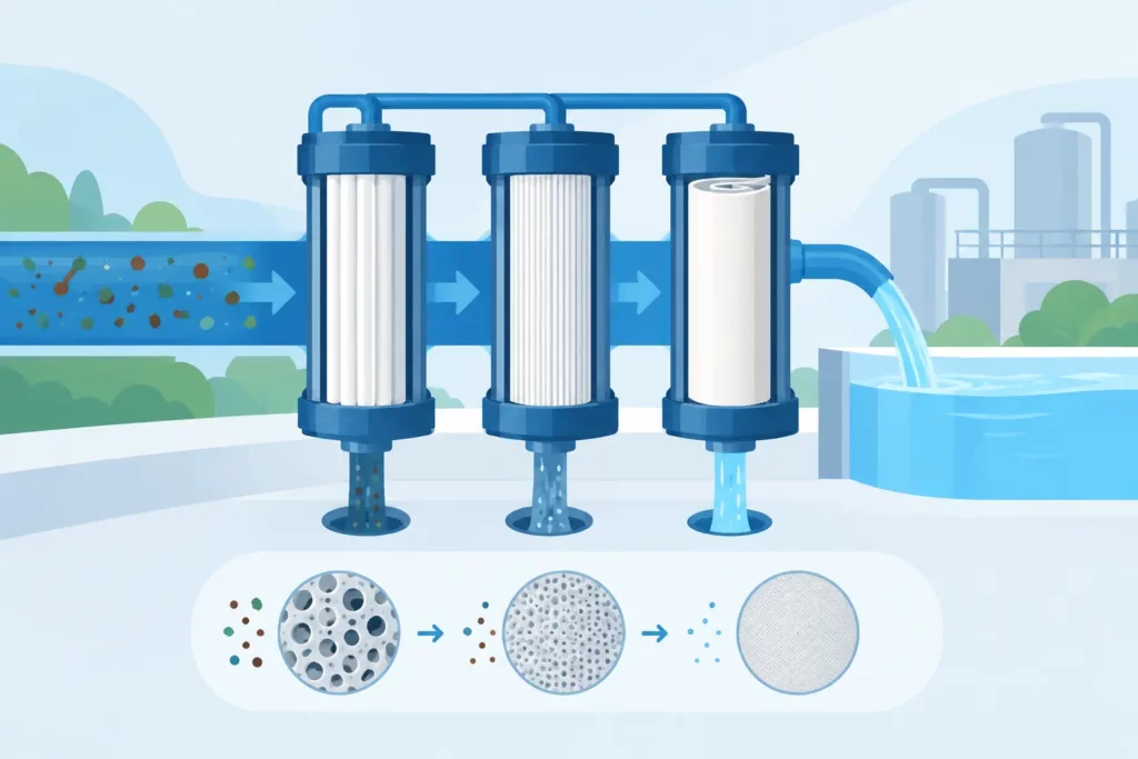 Membraanfiltratie proceswater vergelijken