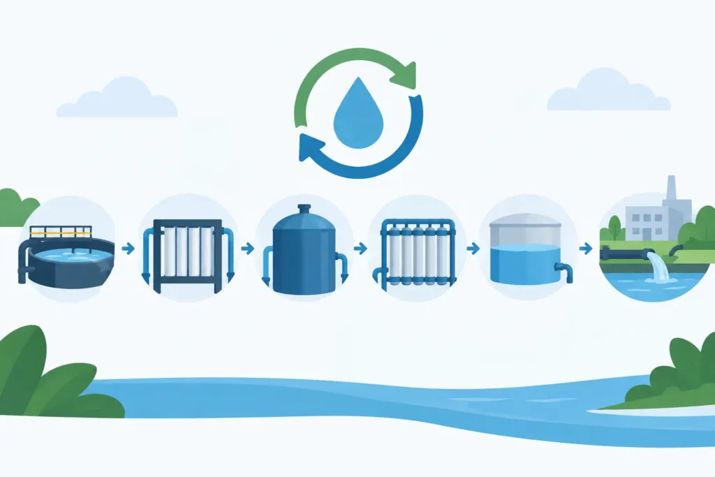 Proceswater hergebruik implementeren in 6 stappen